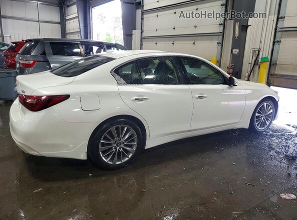 JN1EV7AR9JM437246 2018 INFINITI Q50 White Задня права чверть