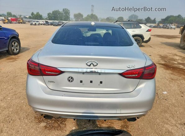 JN1EV7AR9JM441541 2018 INFINITI Q50 Silver Widok z tyłu