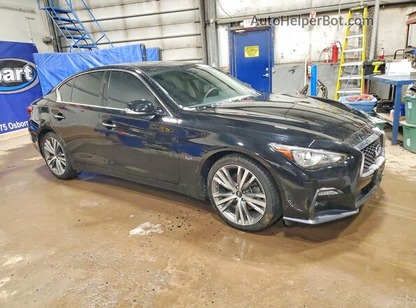 JN1EV7AR9KM551667 2019 INFINITI Q50 Black Front right