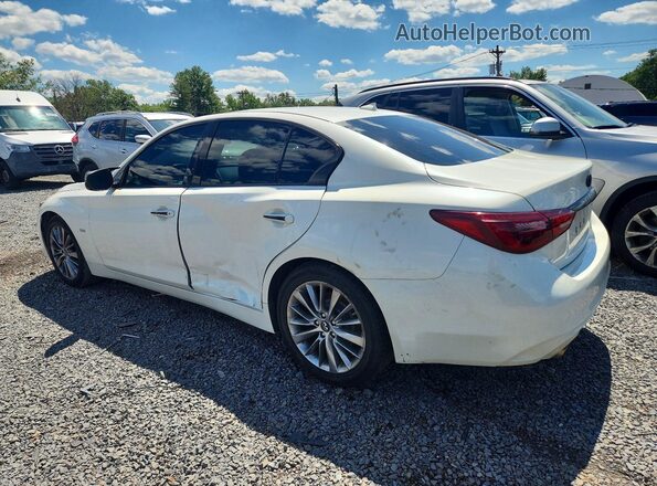 JN1EV7AR9KM553550 2019 INFINITI Q50 White Հետևի ձախ