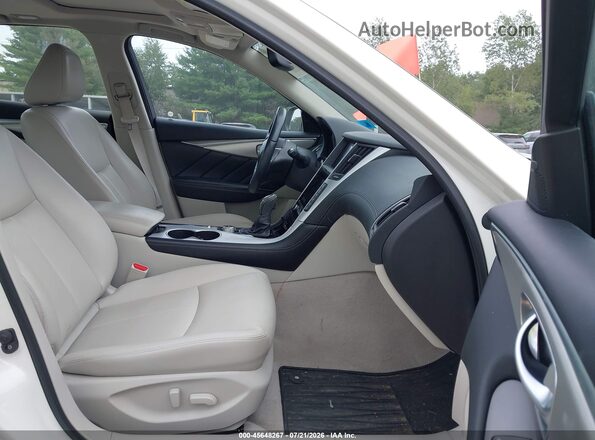 JN1EV7AR9LM251287 2020 INFINITI Q50 Белый Вид салона спереди