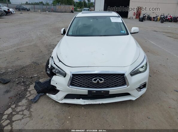 JN1EV7AR9LM251287 2020 INFINITI Q50 Белый Вид щитка приборов