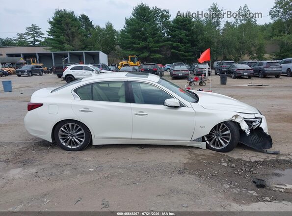 JN1EV7AR9LM251287 2020 INFINITI Q50 Белый Вид задней части салона