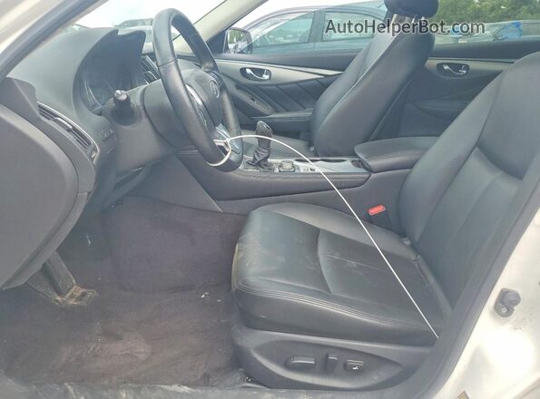 JN1EV7AR9LM254514 2020 INFINITI Q50 White Вид салону спереду