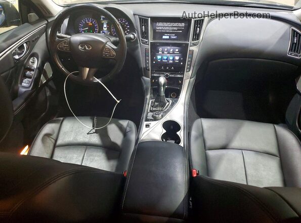 JN1EV7ARXHM830831 2017 INFINITI Q50 Black Vista del salpicadero