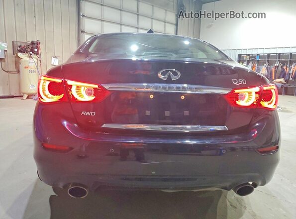 JN1EV7ARXHM830831 2017 INFINITI Q50 Black Vista trasera