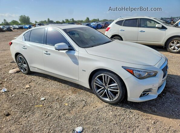 JN1EV7ARXHM835673 2017 INFINITI Q50 White Передня права чверть