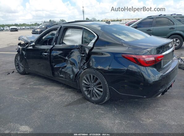 JN1EV7ARXJM430564 2018 INFINITI Q50 Black Rear left