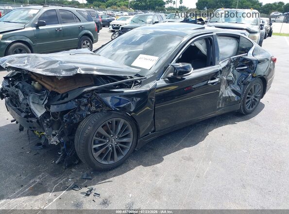 JN1EV7ARXJM430564 2018 INFINITI Q50 Black Front left