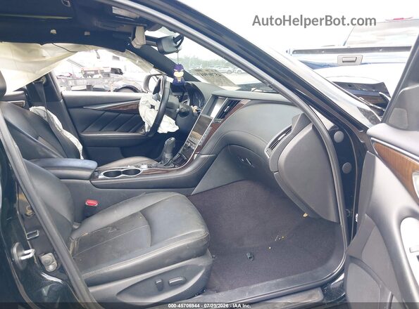 JN1EV7ARXJM430564 2018 INFINITI Q50 Black Front interior view