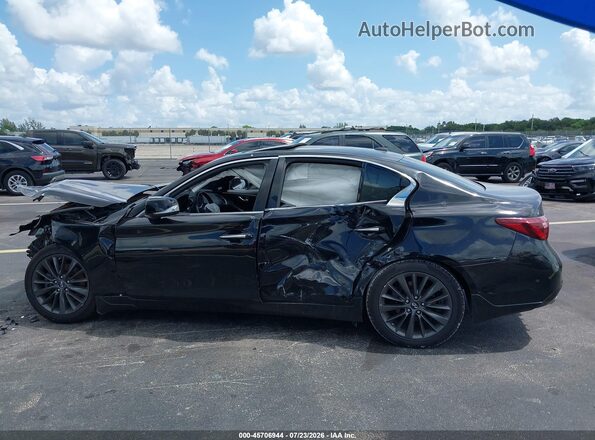 JN1EV7ARXJM430564 2018 INFINITI Q50 Black 360 interior view