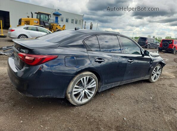 JN1EV7ARXJM444822 2018 INFINITI Q50 Black Задня права чверть