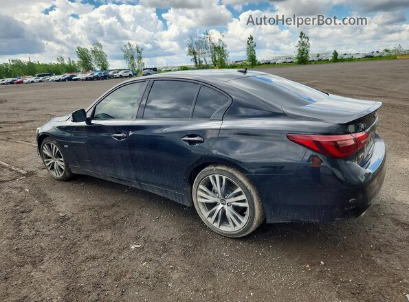 JN1EV7ARXJM444822 2018 INFINITI Q50 Black Задня ліва чверть