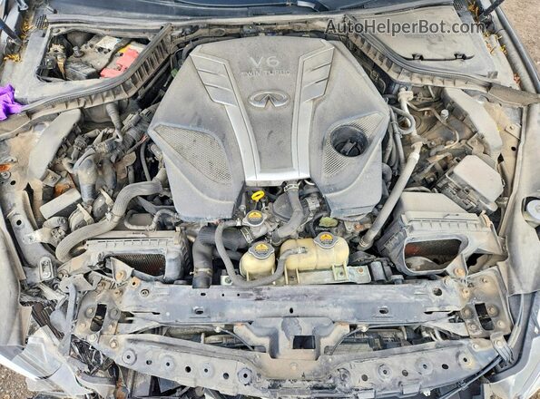 JN1EV7ARXJM444822 2018 INFINITI Q50 Black Вид задньої частини салону