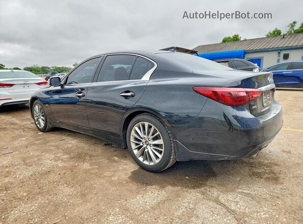 JN1EV7ARXJM445503 2018 INFINITI Q50 Black Trasero izquierdo