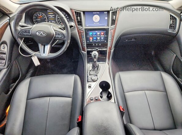 JN1EV7ARXJM445503 2018 INFINITI Q50 Black Vista del salpicadero