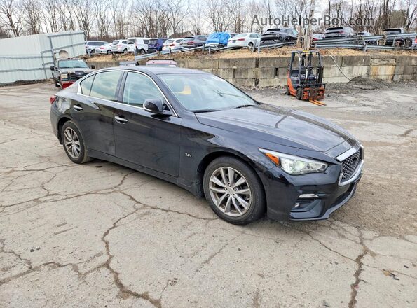 JN1EV7ARXLM256403 2020 INFINITI Q50 Black Przód prawy