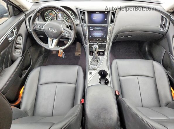 JN1EV7ARXLM256403 2020 INFINITI Q50 Black Widok deski rozdzielczej