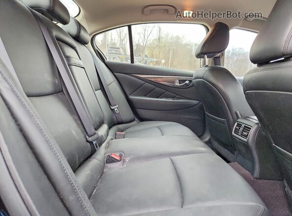 JN1EV7ARXLM256403 2020 INFINITI Q50 Black Widok tylnych siedzeń
