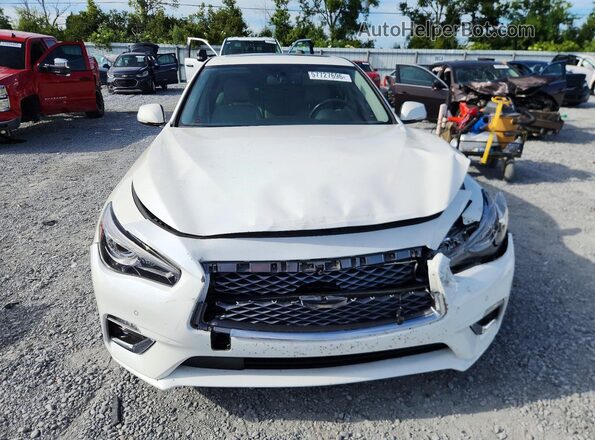 JN1EV7BP0RM600097 2024 INFINITI Q50 White Front view