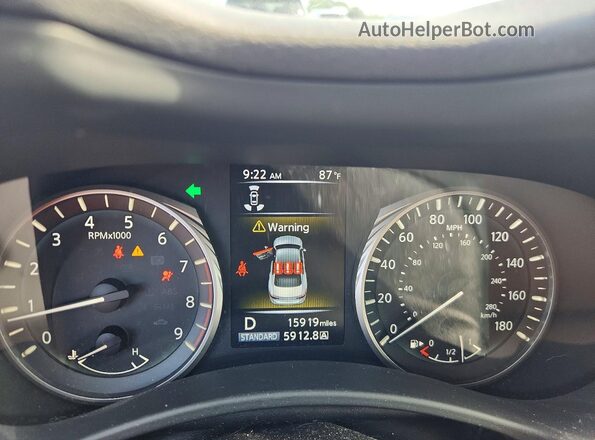 JN1EV7BP0RM600097 2024 INFINITI Q50 White Instrument cluster view