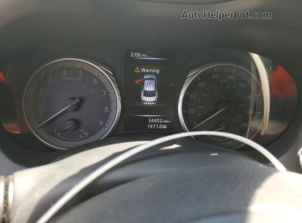 JN1EV7BP1MM704235 2021 INFINITI Q50 White ხელსაწყოთა პანელის ხედი