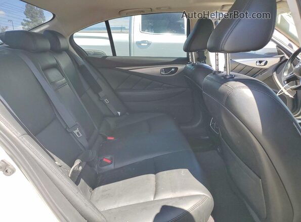 JN1EV7BP1MM704235 2021 INFINITI Q50 White უკანა სავარძლების ხედი
