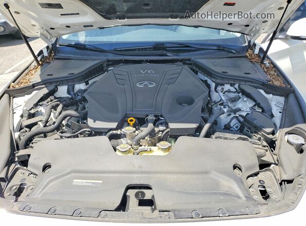 JN1EV7BP1MM704235 2021 INFINITI Q50 White უკანა სალონის ხედი