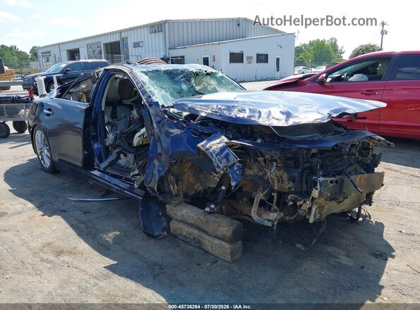 JN1EV7BP3MM702003 2021 INFINITI Q50 Blue ხელსაწყოთა პანელის ხედი