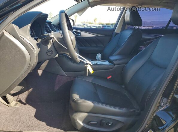 JN1EV7BP3PM512643 2023 INFINITI Q50 Black Widok wnętrza z przodu