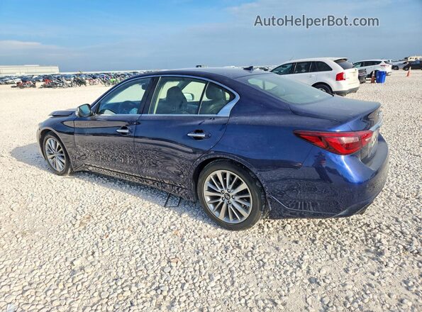 JN1EV7BP5MM701922 2021 INFINITI Q50 Blue უკანა მარცხენა