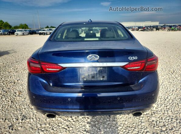 JN1EV7BP5MM701922 2021 INFINITI Q50 Blue უკანა ხედი