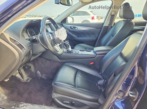 JN1EV7BP5MM701922 2021 INFINITI Q50 Blue წინა სალონის ხედი