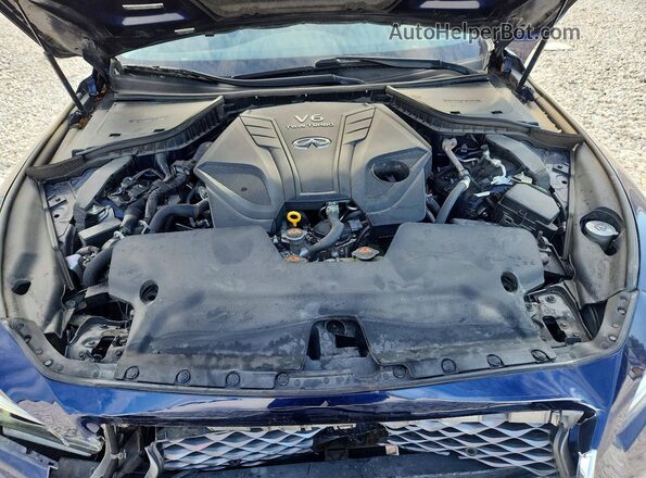 JN1EV7BP5MM701922 2021 INFINITI Q50 Blue უკანა სალონის ხედი
