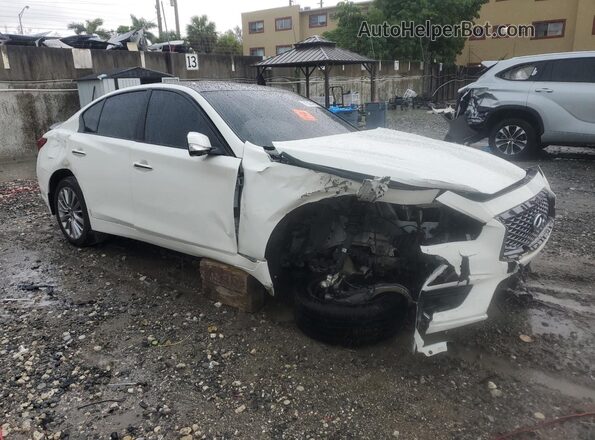 JN1EV7BP6MM704845 2021 INFINITI Q50 White Передня права чверть