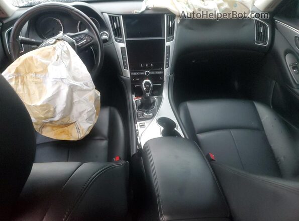 JN1EV7BP6MM704845 2021 INFINITI Q50 White Вид панелі приладів