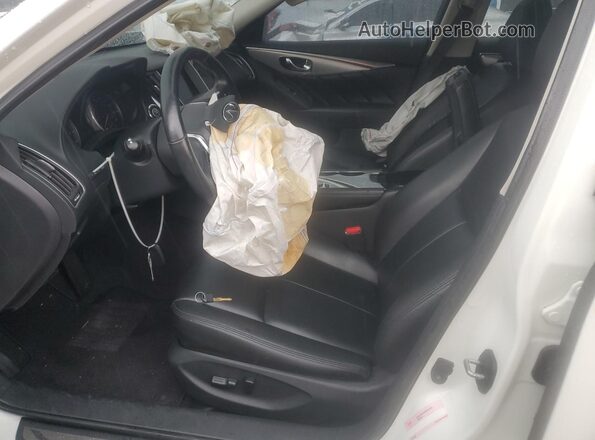 JN1EV7BP6MM704845 2021 INFINITI Q50 White Вид салону спереду