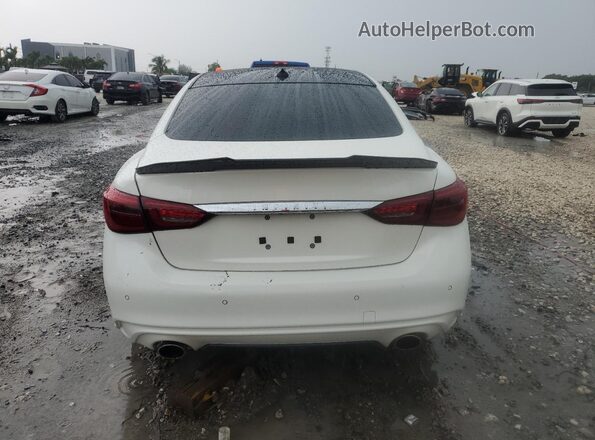 JN1EV7BP6MM704845 2021 INFINITI Q50 White Вид ззаду