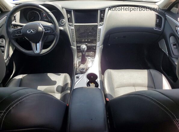 JN1EV7BP6RM600489 2024 INFINITI Q50 Gray Dashboard view