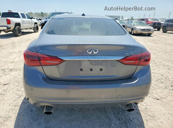JN1EV7BP6RM600489 2024 INFINITI Q50 Gray Rear view