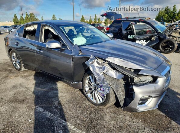 JN1EV7BP7MM700867 2021 INFINITI Q50 Gray Delantero derecho