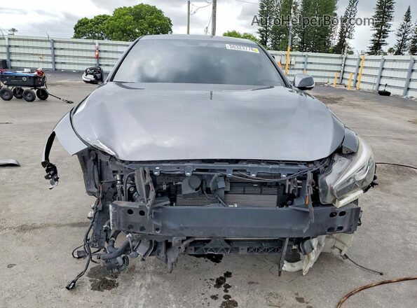 JN1EV7BP7MM702666 2021 INFINITI Q50 Silver Դիմացի տեսք