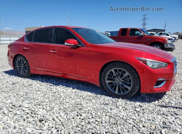 JN1EV7BP9MM700448 2021 INFINITI Q50 Red Front right