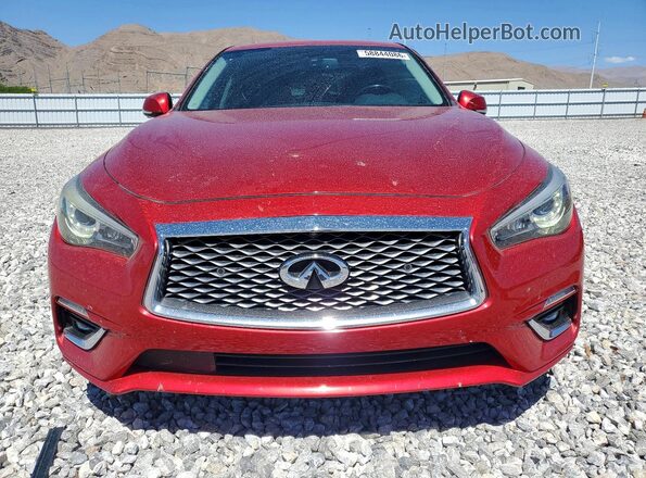 JN1EV7BP9MM700448 2021 INFINITI Q50 Red Front view