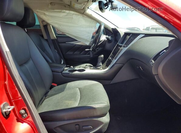 JN1EV7BP9MM700448 2021 INFINITI Q50 Red Front interior view
