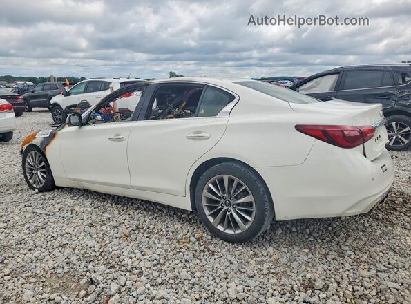 JN1EV7BP9MM703088 2021 INFINITI Q50 White უკანა მარცხენა