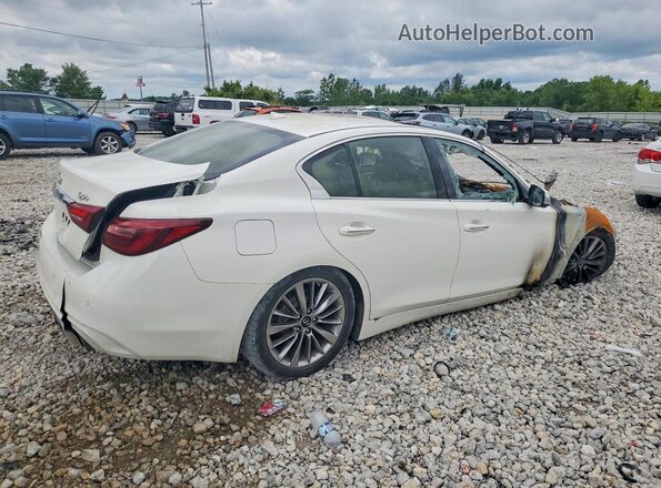 JN1EV7BP9MM703088 2021 INFINITI Q50 White უკანა მარჯვენა