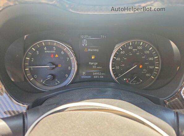JN1EV7BP9MM704161 2021 INFINITI Q50 Белый Вид щитка приборов
