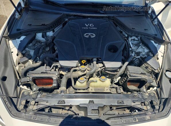 JN1EV7BP9MM704161 2021 INFINITI Q50 Белый Вид задней части салона