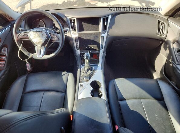 JN1EV7BP9MM704659 2021 INFINITI Q50 Black Dashboard view
